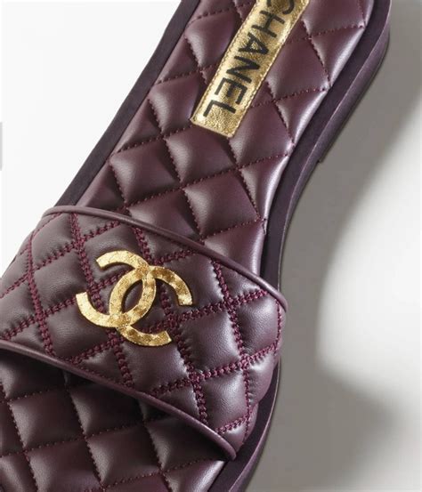 sandale matelasse chanel|Chanel sandals cc logo.